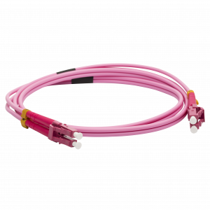 LANMASTER optical patch cord, LSZH, LC/PC-LC/PC, MM 
